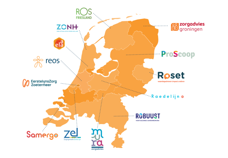 ROS-netwerk. De toegankelijkheid en betaalbaarheid van zorg en welzijn staan onder druk. Dit vraagt onder meer om effectieve samenwerking in zorg en welzijn. In de eerstelijnszorg en daarbuiten, op regionaal en lokaal niveau, met en voor inwoners. Met betrokkenheid van zorg- en welzijnsorganisaties, gemeenten, zorgverzekeraars en andere cruciale partners smeden we regionale netwerken en samenwerkingsverbanden die bijdragen aan de toegankelijkheid van zorg en welzijn en de gezondheid van inwoners.